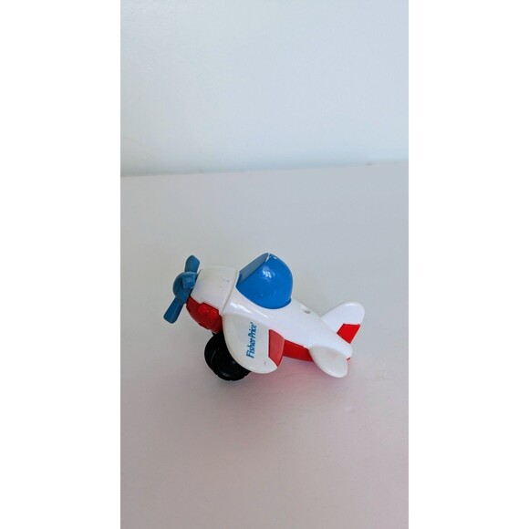 Fisher-Price Other - Vintage FISHER PRICE Propeller Plane Airplane for 1992 Flip Track Road Rail Set